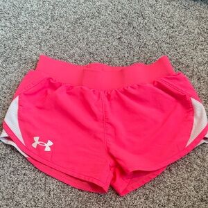 Under Armour Kids Bright Pink Shorts